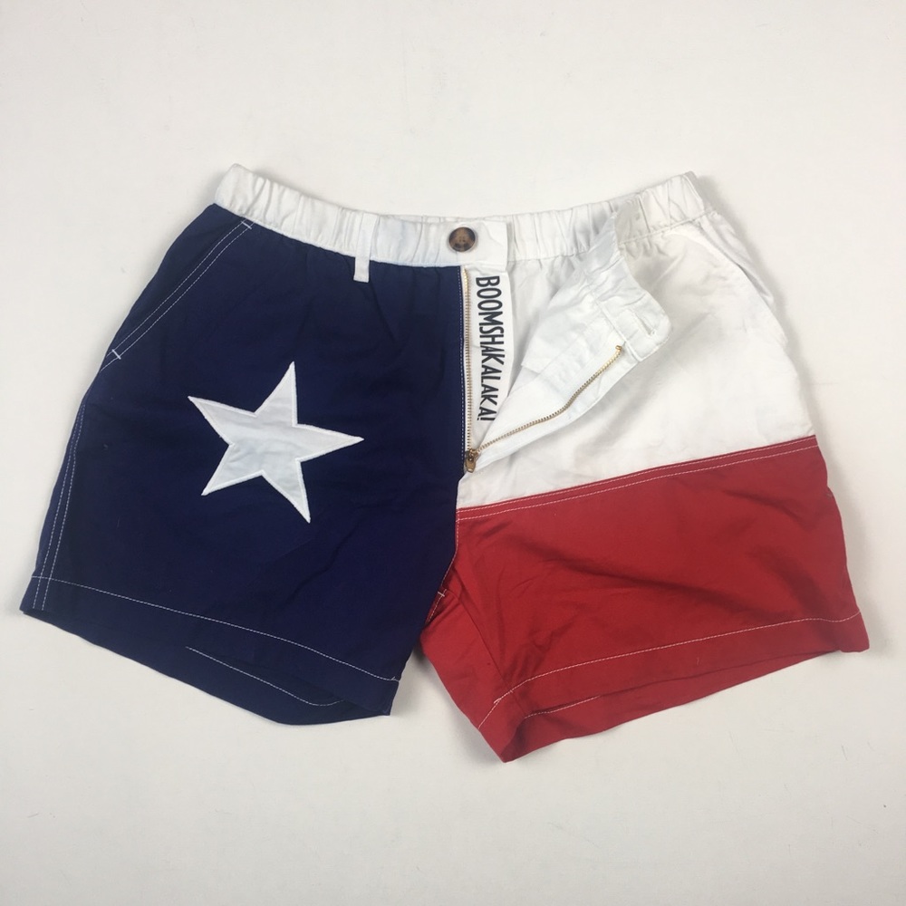 Chubbies Texas Red White Blue Shorts Mens Flag - Picture 2 of 6